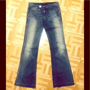 Seven Jeans button-tab soft denim jeans 28